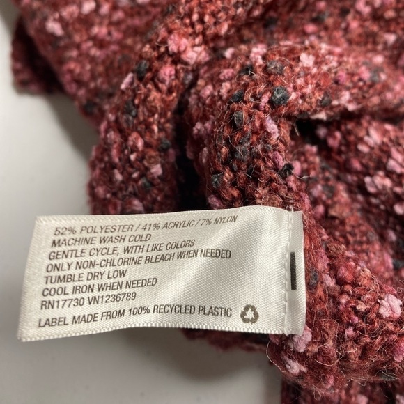 XHILARTION PULLOVER PURPLE KNIT CHUNKY SWEATER CRISSCROSS DETAIL SIZE SMALL - Picture 7 of 7